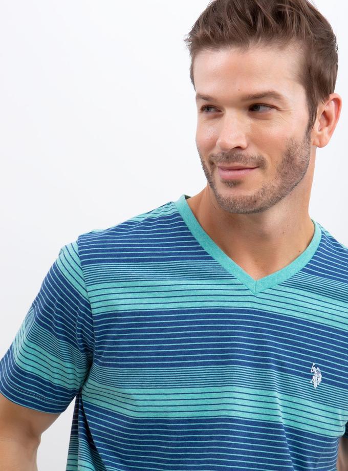 USPA MULTI STRIPED T-SHIRT High Quality