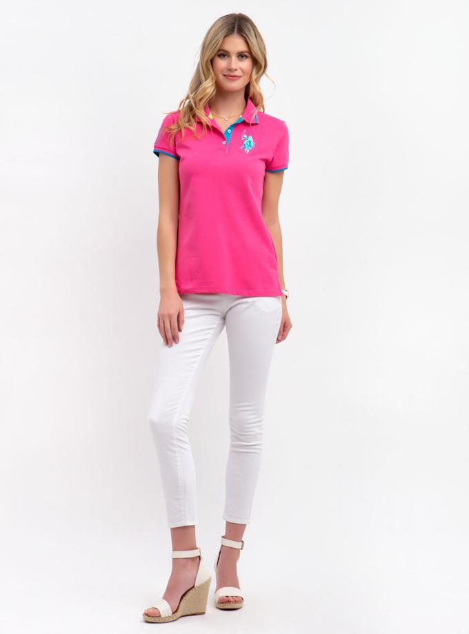 USPA MULTI TONAL BIG PONY POLO SHIRT Same Day Delivery