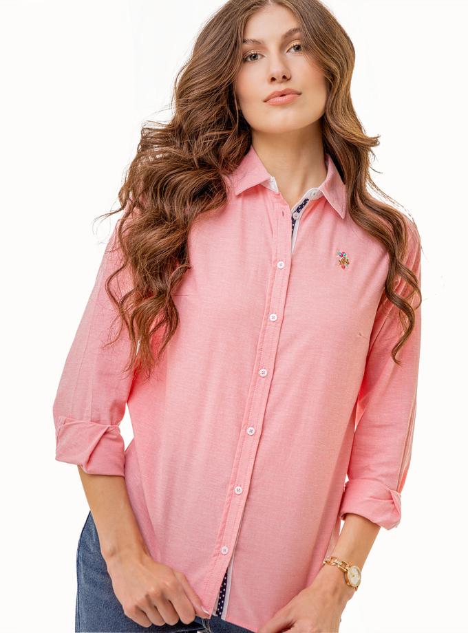 USPA MULTI TONAL SMALL LOGO OXFORD SHIRT Same Day Delivery