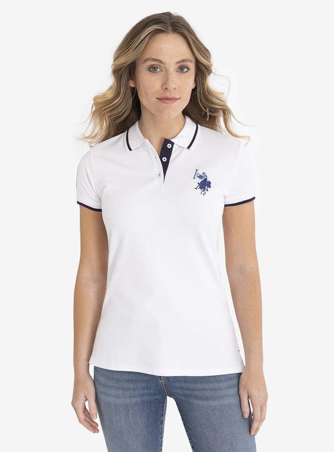 USPA MULTITONAL LOGO SOLID POLO SHIRT Same Day Delivery