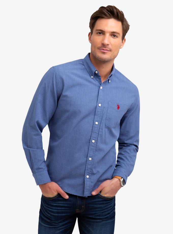 USPA NO-TUCK DOBBY TEXTURED SHIRT Same Day Delivery