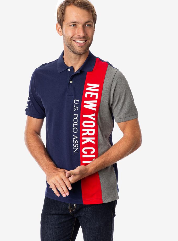 USPA NYC VERTICAL LOGO POLO SHIRT Best Buy