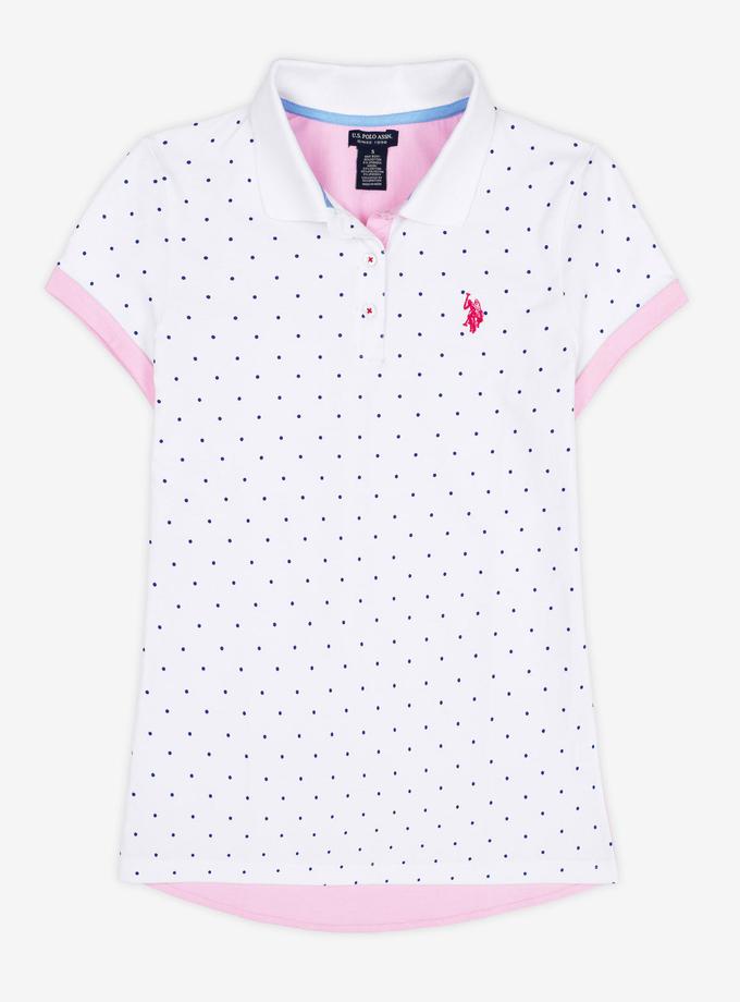 USPA OXFORD BACK DOT POLO SHIRT On Sale