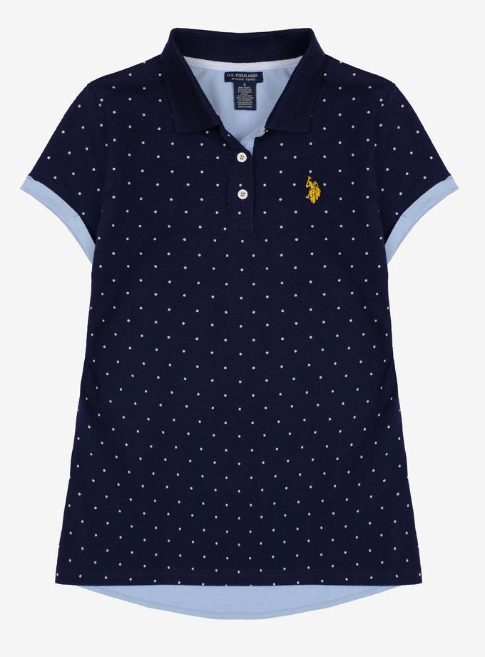 USPA OXFORD BACK DOT POLO SHIRT On Sale