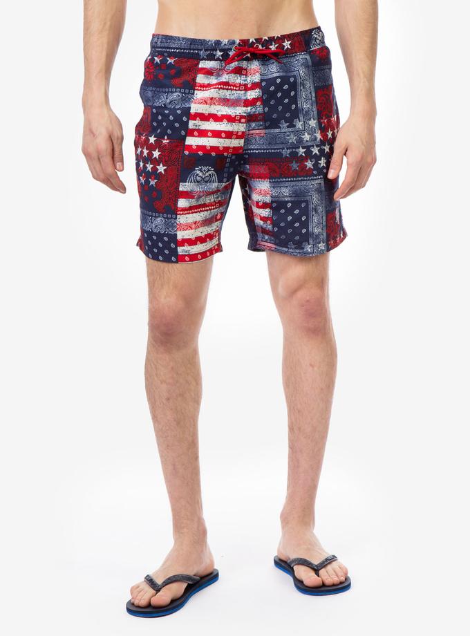 USPA PAISELY AMERICANA SWIM TRUNKS Same Day Delivery