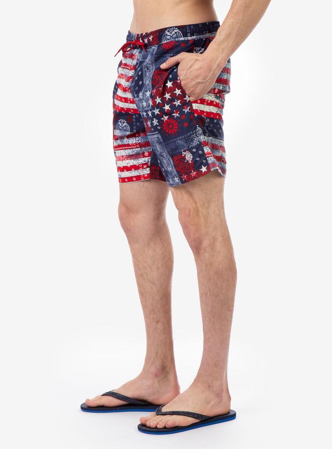 USPA PAISELY AMERICANA SWIM TRUNKS Same Day Delivery