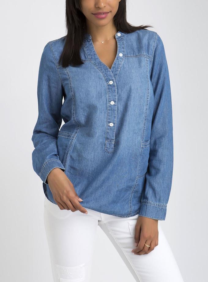 USPA PANELED POPOVER SHIRT On Sale