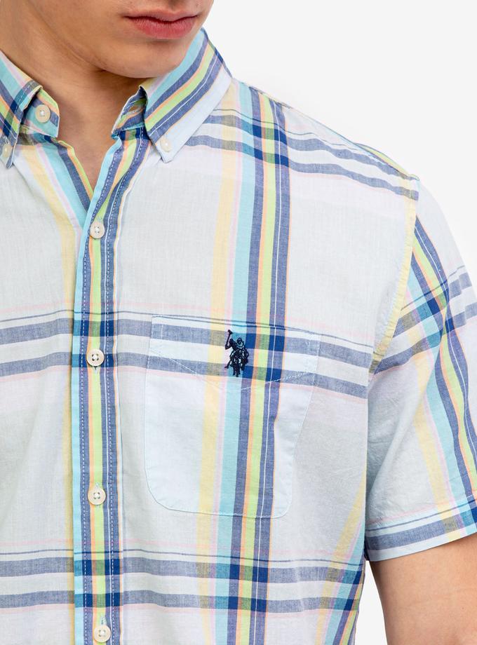 USPA PASTEL PLAID MADRAS SHIRT Best Seller