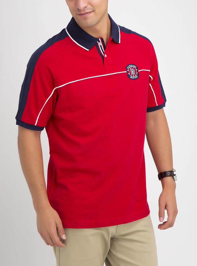 USPA PATCHED COLORBLOCK POLO SHIRT Best Seller