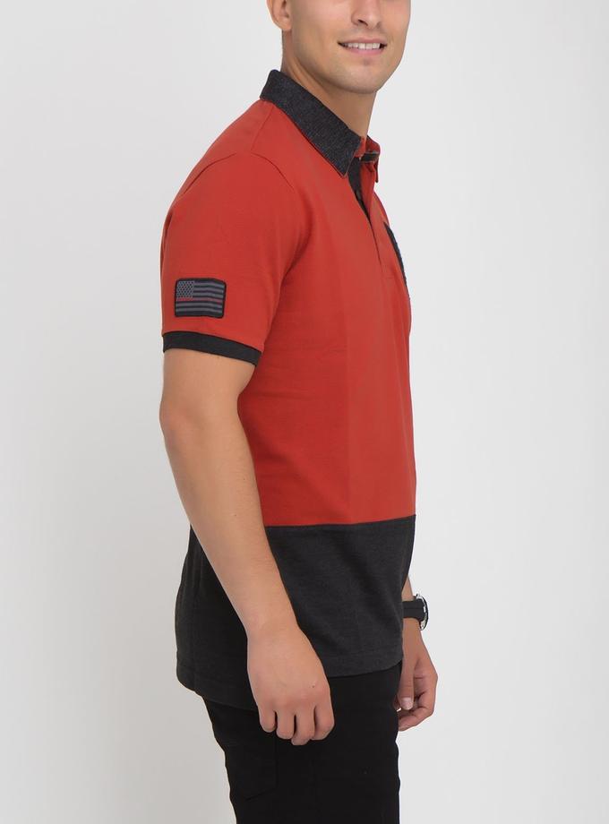 USPA PATCHED COLORBLOCK POLO SHIRT For Sale