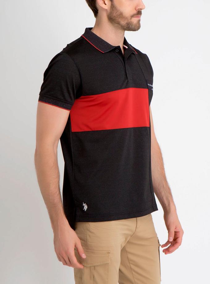 USPA PATCHED COLORBLOCK POLO SHIRT New Arrival