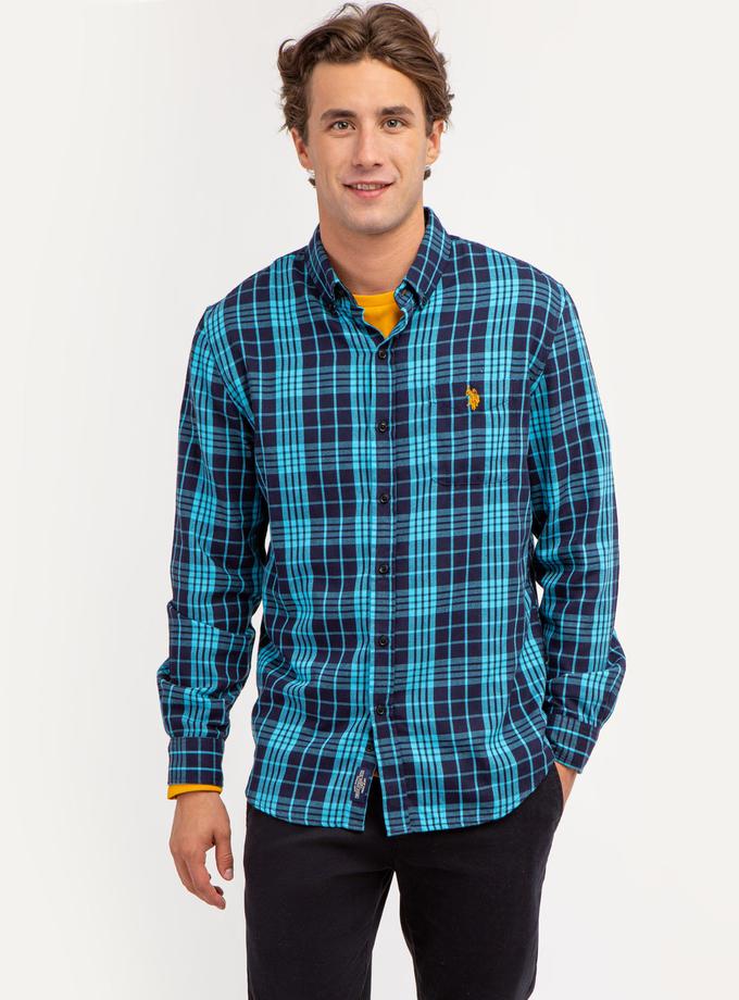 USPA PEACHED TWILL YARN DYE PLAID SHIRT Best Seller