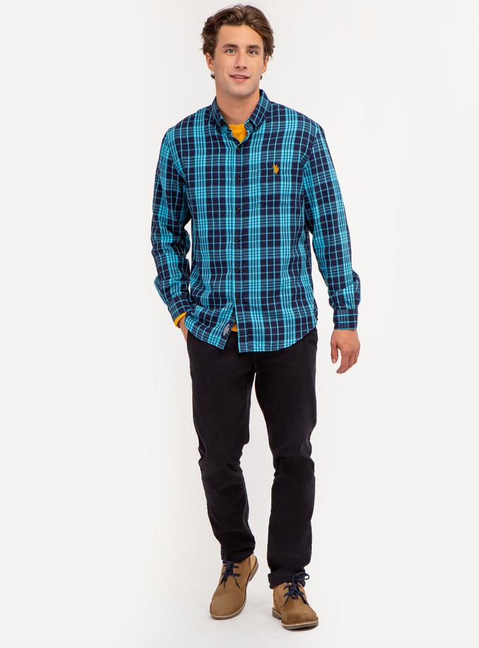 USPA PEACHED TWILL YARN DYE PLAID SHIRT Best Seller