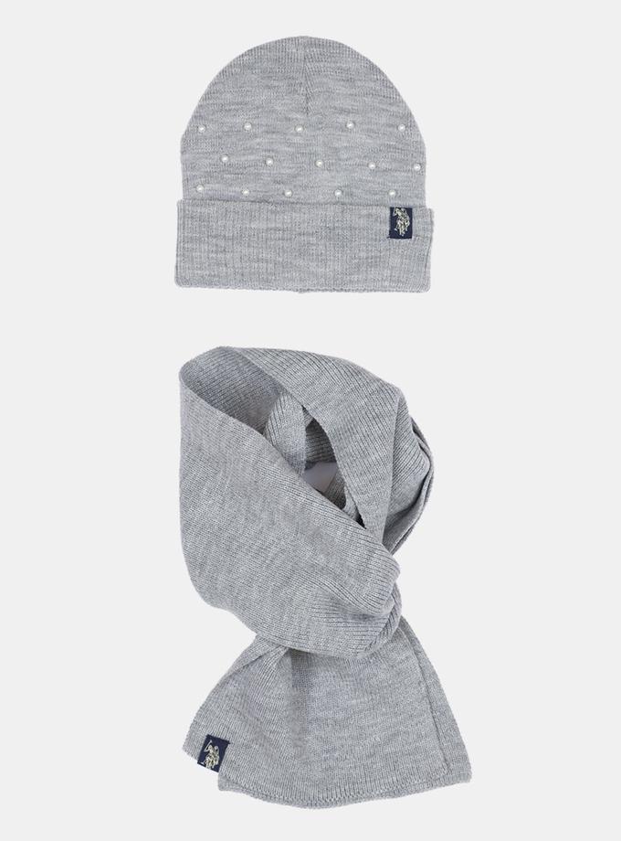 USPA PEARL BEANIE SCARF SET Best Seller