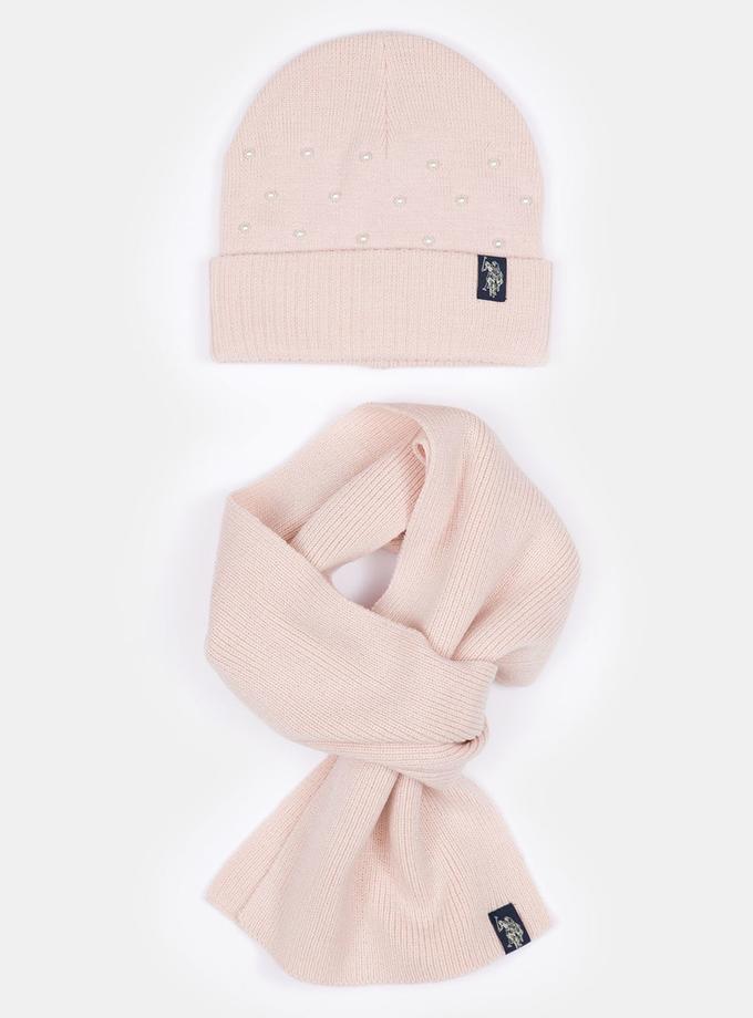 USPA PEARL BEANIE SCARF SET Best Seller