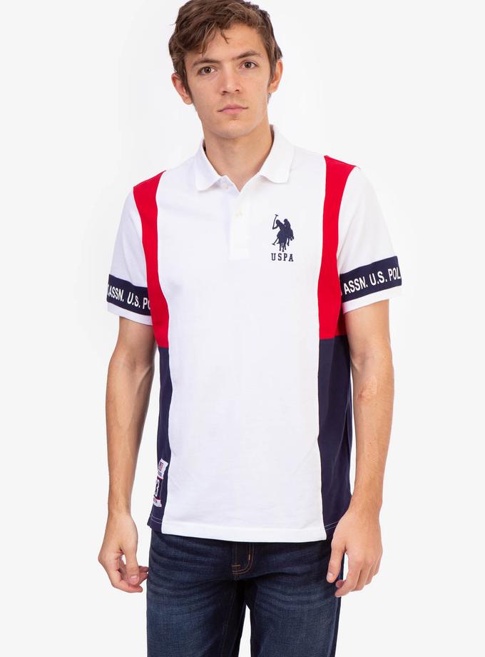 USPA PIECED PIQUE POLO SHIRT Same Day Delivery