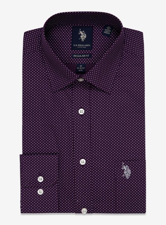 USPA PIN DOT PRINT DRESS SHIRT On Sale