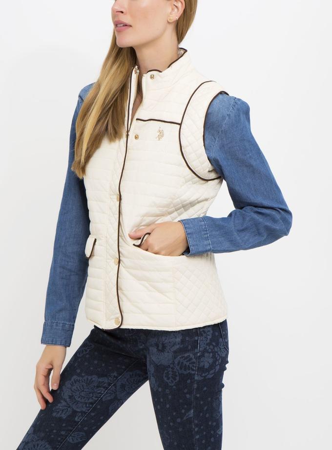 USPA PIPED MULTI QUILT VEST New Arrival