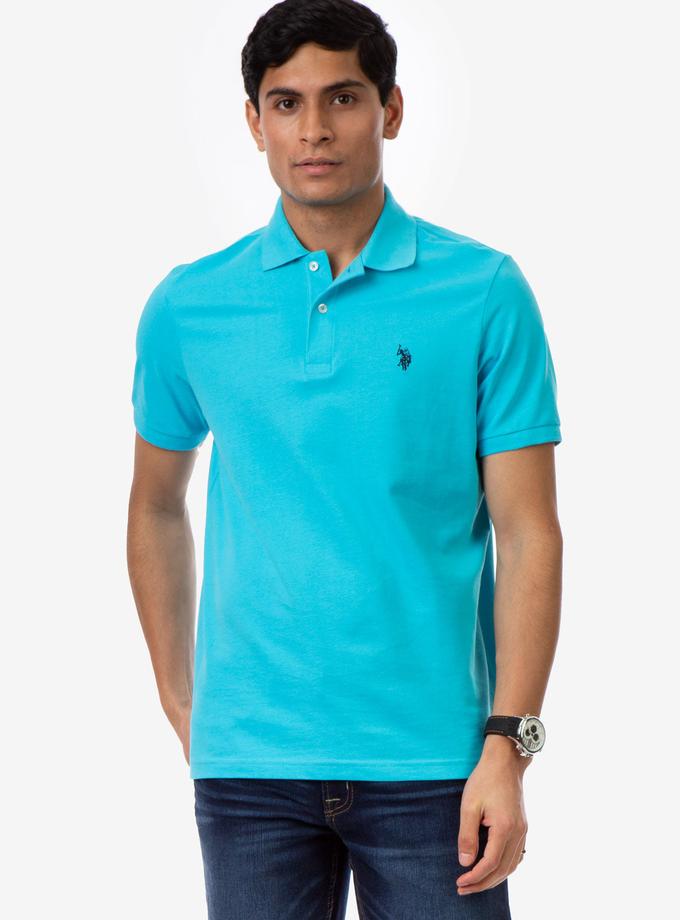 USPA PIQUE SMALL LOGO POLO SHIRT Best Buy