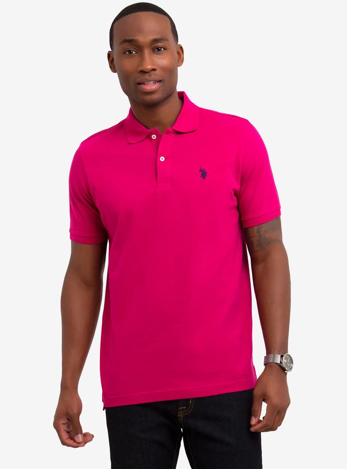 USPA PIQUE SMALL LOGO POLO SHIRT High Quality