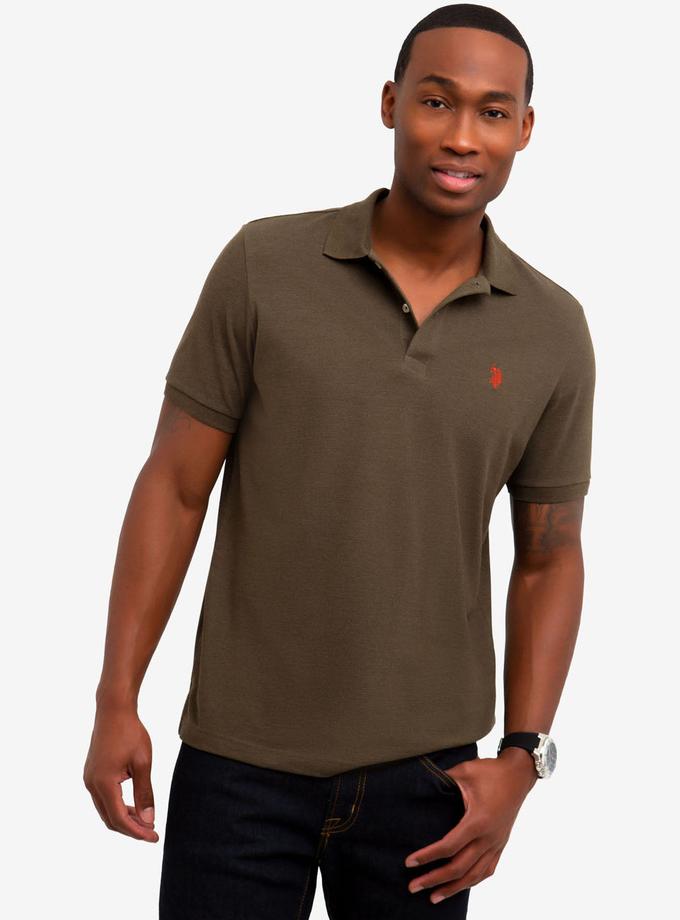 USPA PIQUE SMALL LOGO POLO SHIRT High Quality