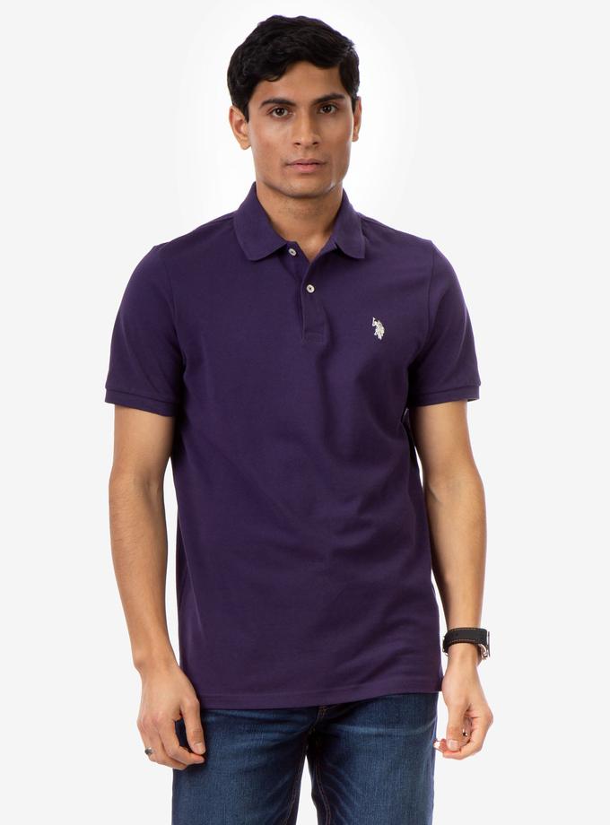 USPA PIQUE SMALL LOGO POLO SHIRT On Sale