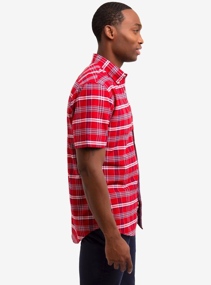 USPA PLAID OXFORD SHIRT High Quality