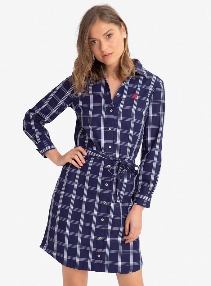 USPA PLAID POPLIN DRESS Free shipping