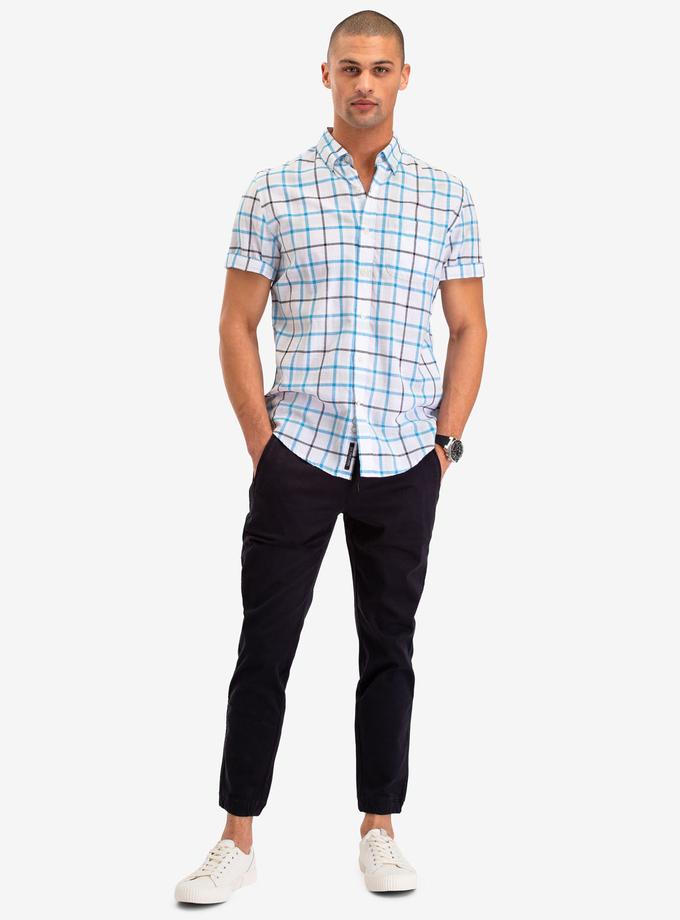 USPA PLAID POPLIN SHORT SLEEVE SHIRT Best Price