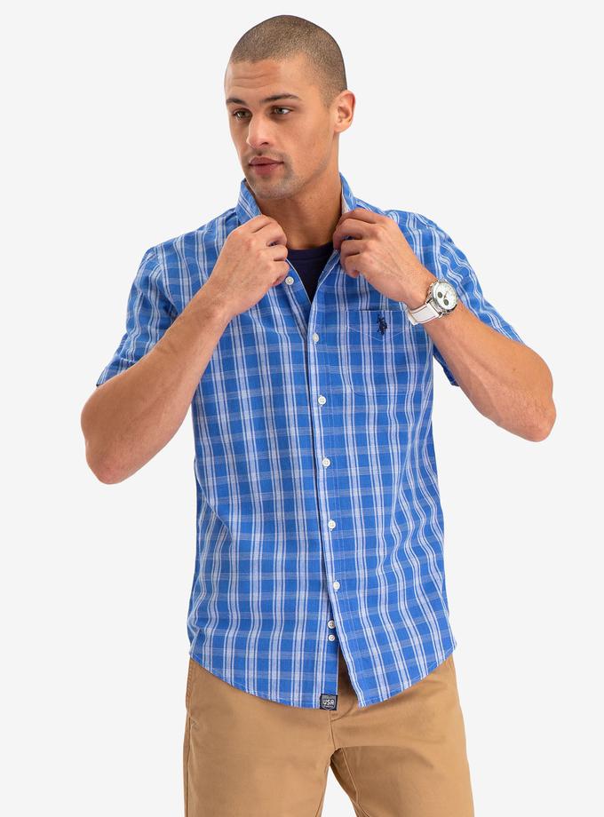 USPA PLAID SHORT SLEEVE SHIRT Best Seller