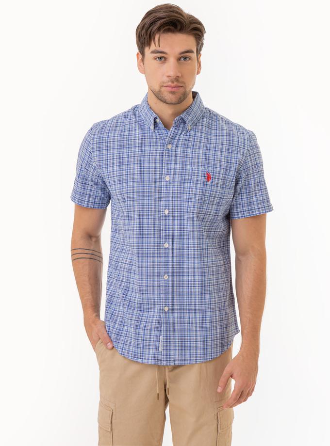 USPA PLAID SLUB POPLIN SHORT SLEEVE SHIRT Best Buy