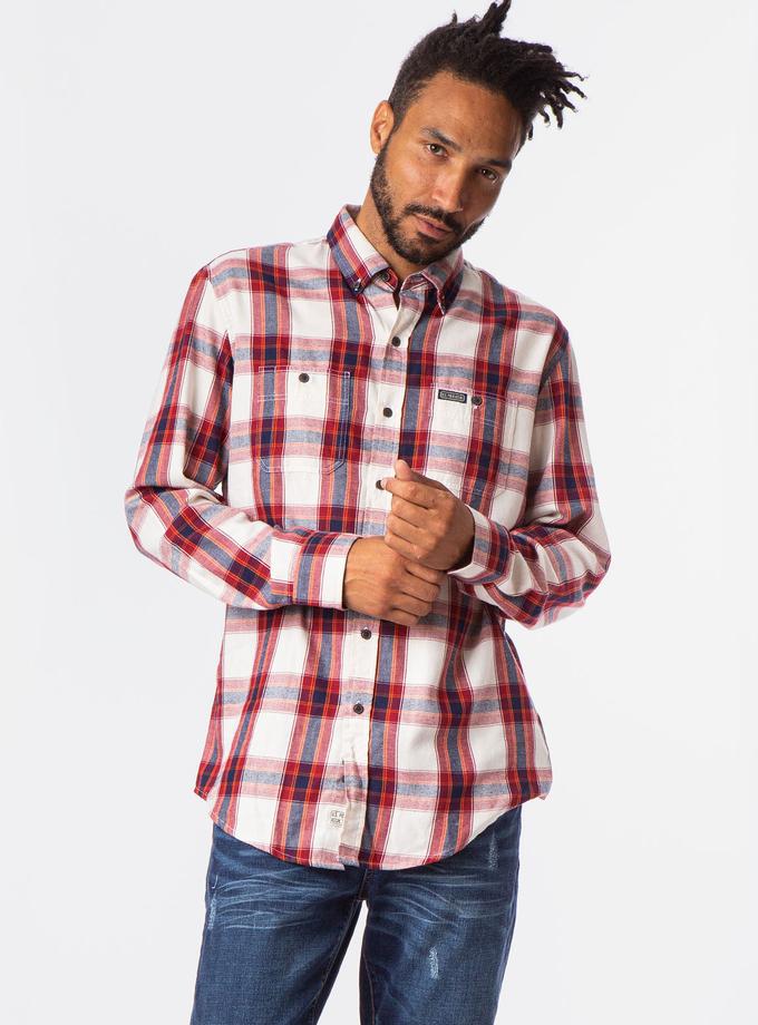 USPA PLAID TWILL TWO POCKET SHIRT Free shipping