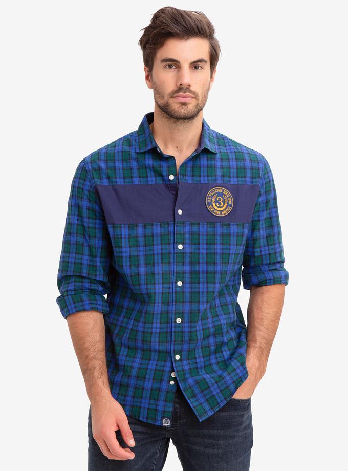 USPA PLAID WOVEN SHIRT High Quality