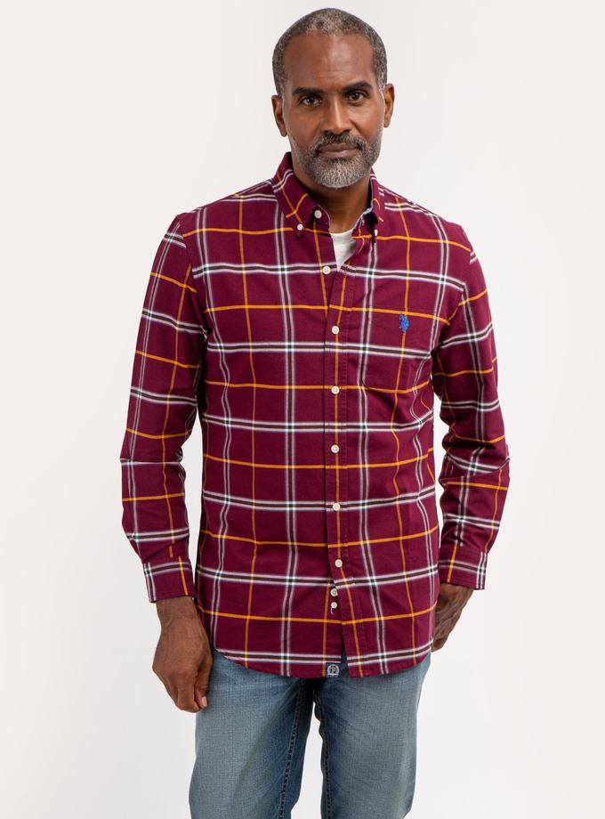 USPA PLAID YARN DYE OXFORD SHIRT Best Seller