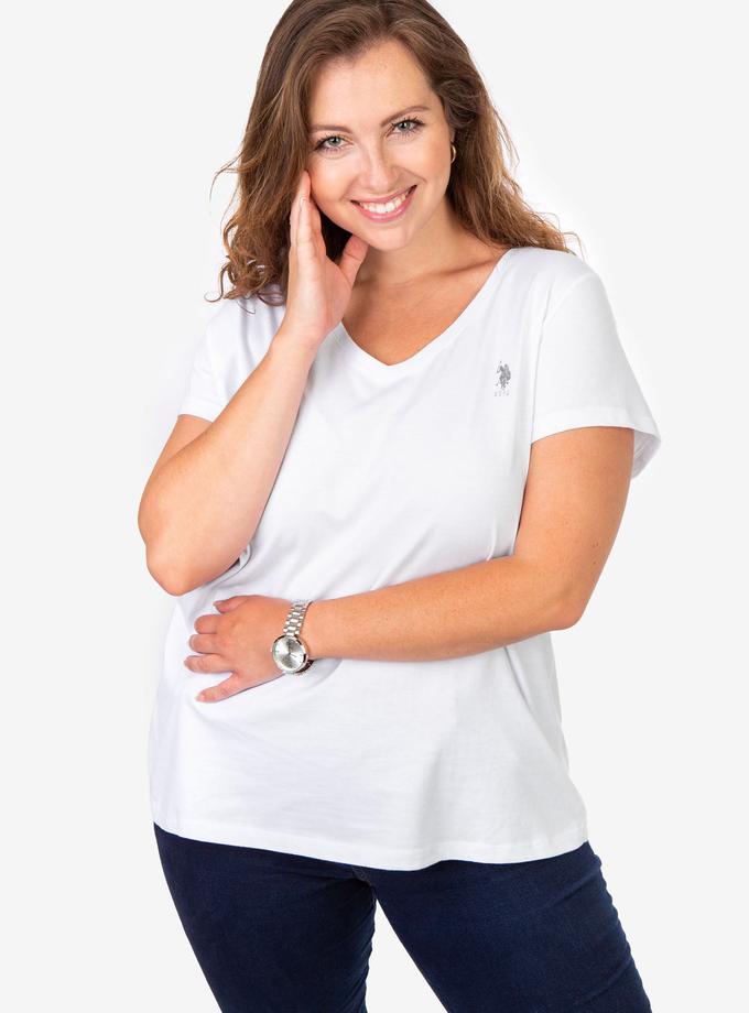 USPA PLUS SIZE V-NECK T-SHIRT Same Day Delivery