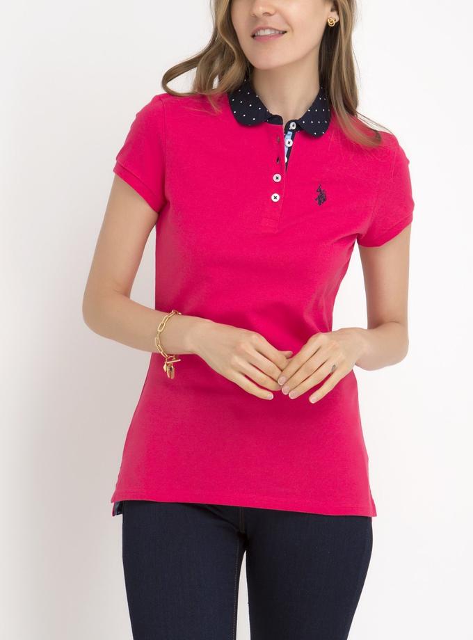 USPA PREMIUM DOT COLLAR POLO SHIRT On Sale