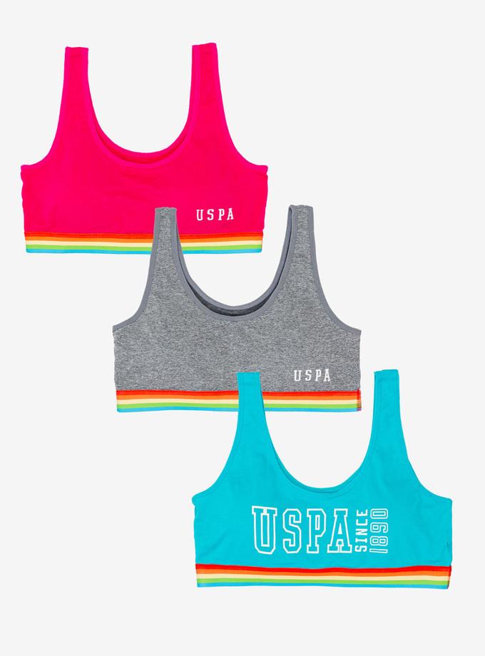 USPA PRIDE 3 PACK SEAMLESS BRAS New Arrival