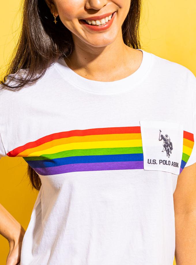 USPA PRIDE STRIPE GRAPHIC T-SHIRT Best Seller