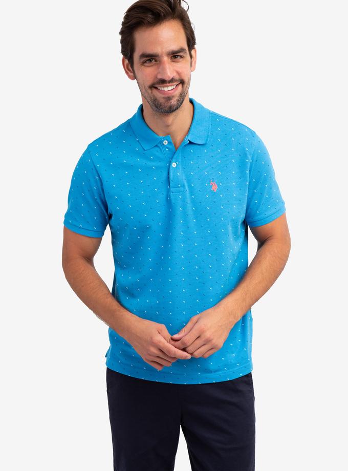 USPA PRINTED PIQUE POLO SHIRT Best Seller