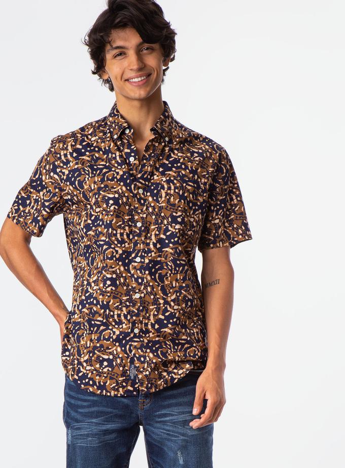 USPA PRINTED POPLIN SHORT SLEEVE SHIRT New Arrival