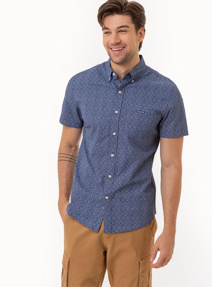 USPA PRINTED STRETCH POPLIN SHORT SLEEVE SHIRT New Arrival