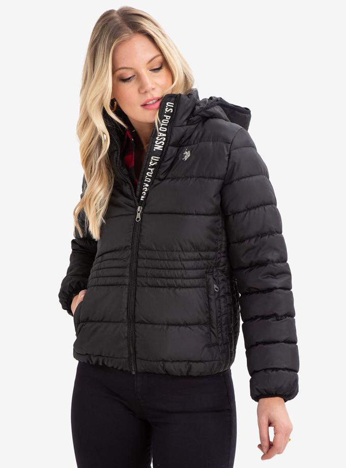 USPA PUFFER JACKET WITH LOGO TAPING Best Buy