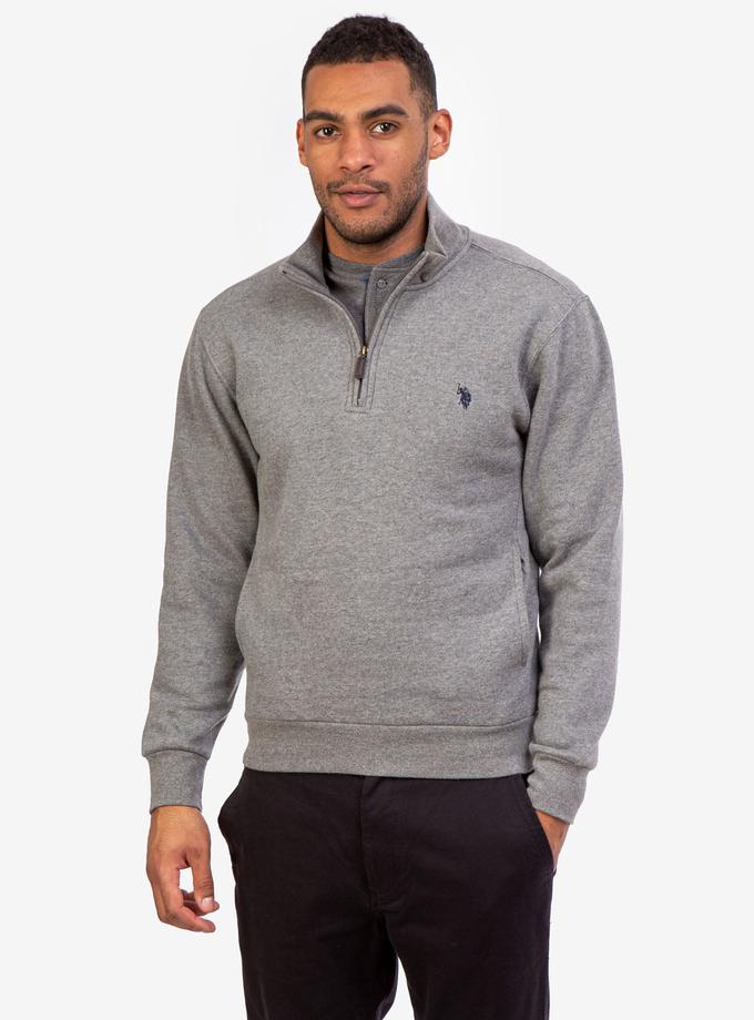 USPA QUARTER ZIP PULLOVER SWEATSHIRT Free shipping