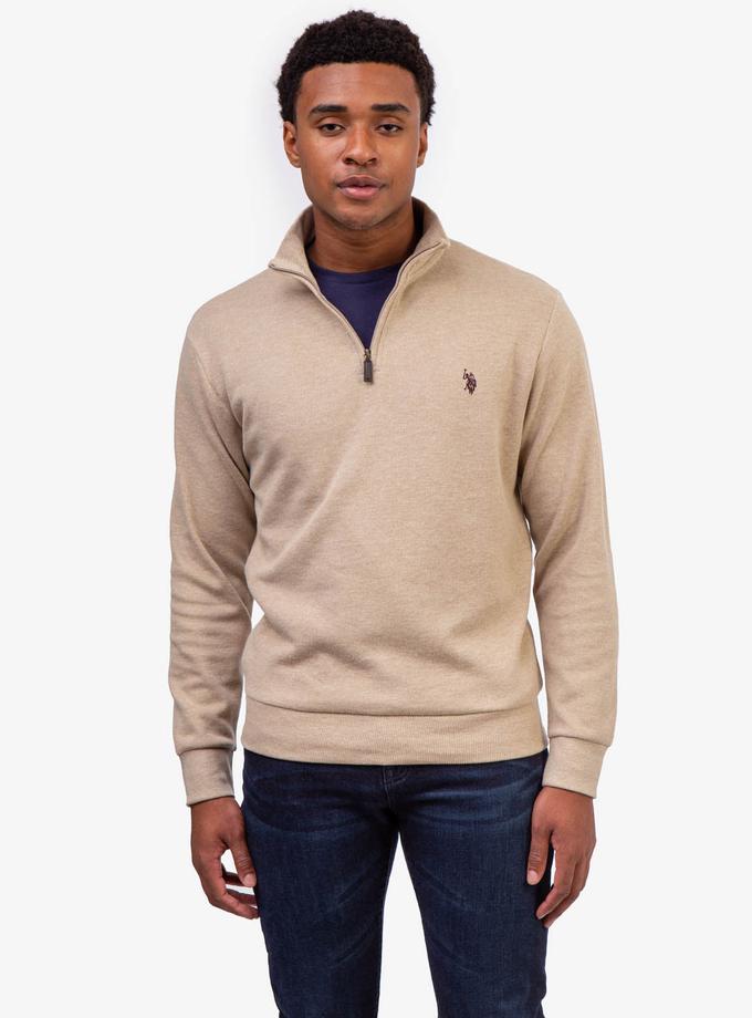 USPA QUARTER ZIP SWEATER New Arrival