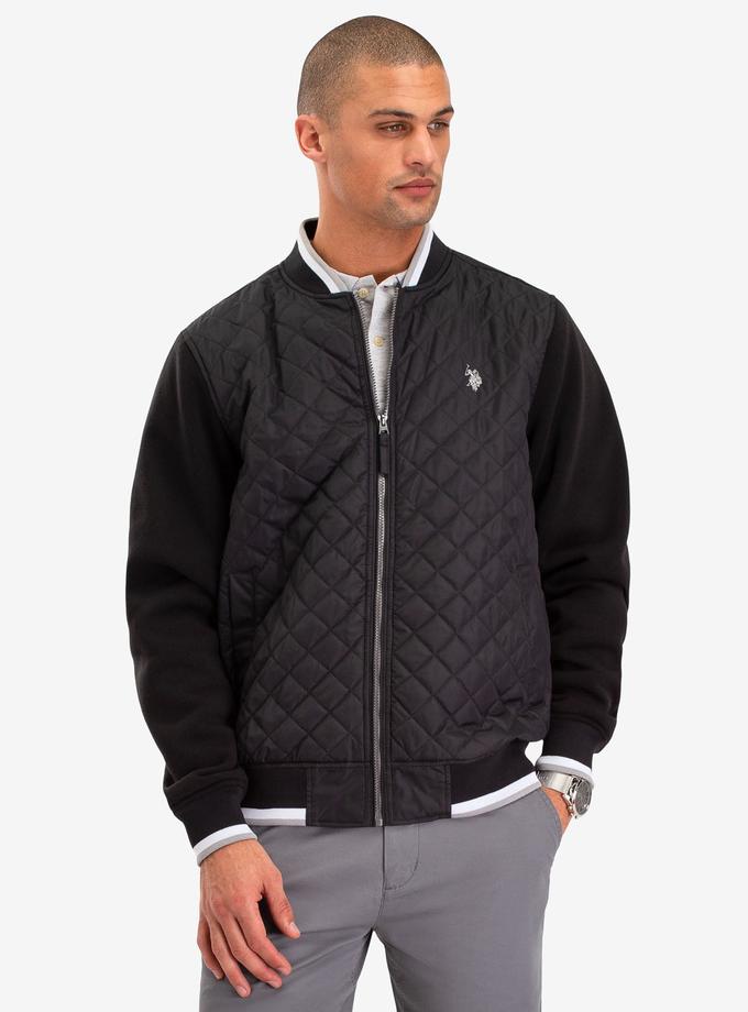 USPA QUILTED KNIT SLEEVE JACKET New Arrival