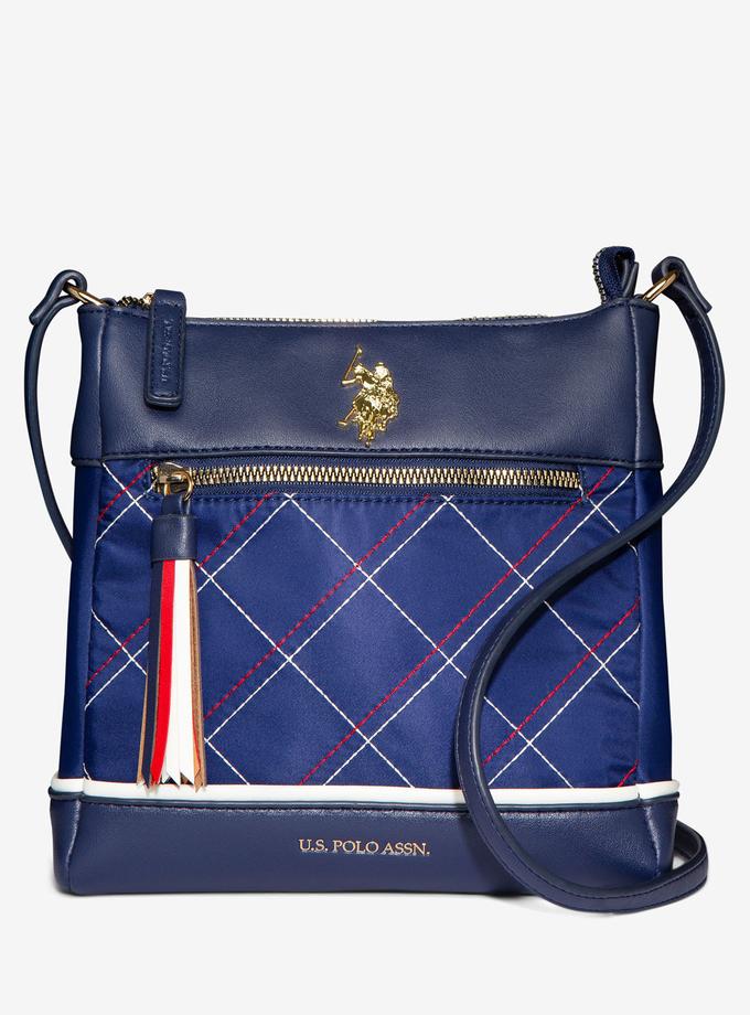 USPA QUILTED NYLON CROSSBODY BAG Best Price