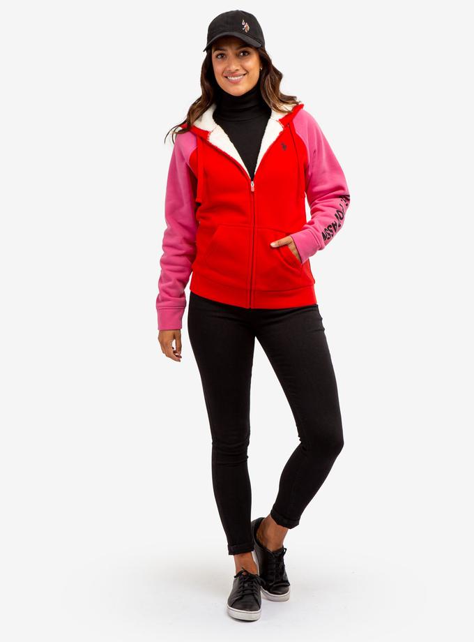 USPA RAGLAN COLORBLOCK SHERPA HOODIE Best Buy