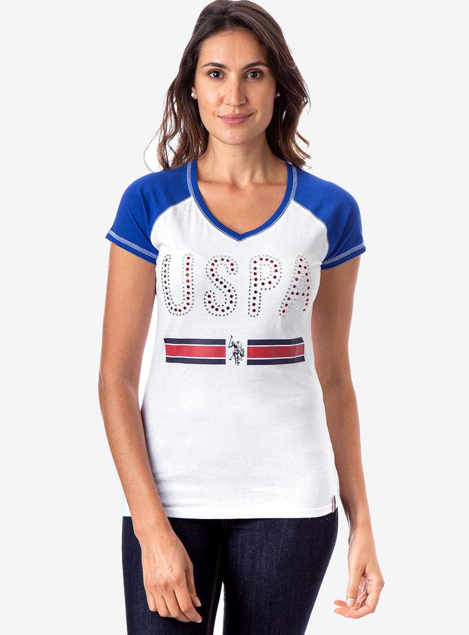 USPA RAGLAN COLORBLOCK T-SHIRT On Sale