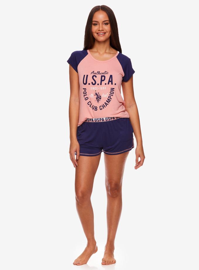 USPA RAGLAN SLEEVE SHORT SET On Sale