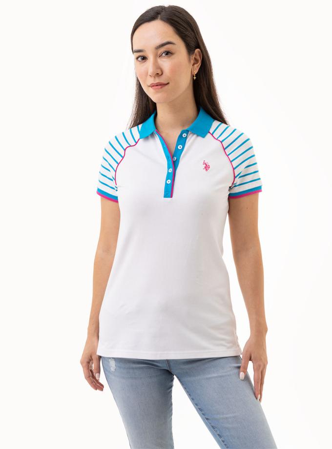 USPA RAGLAN STRIPE POLO SHIRT Best Price